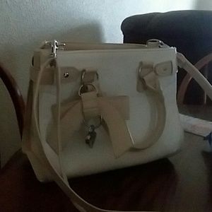 White purse